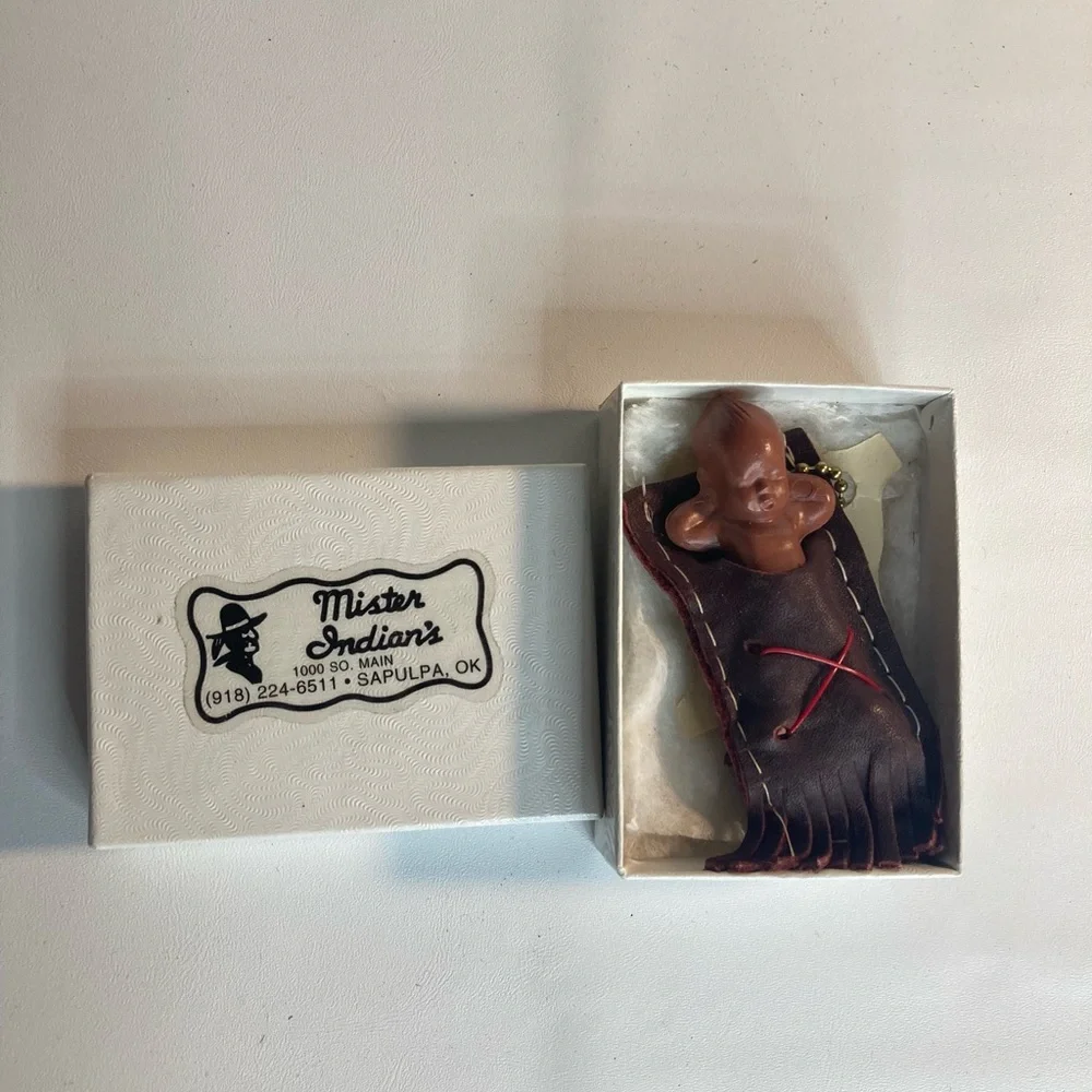 Mister Indians baby in blanket key chain